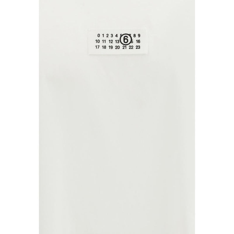 MM6 White Cotton T-Shirt - Contemporary Essential