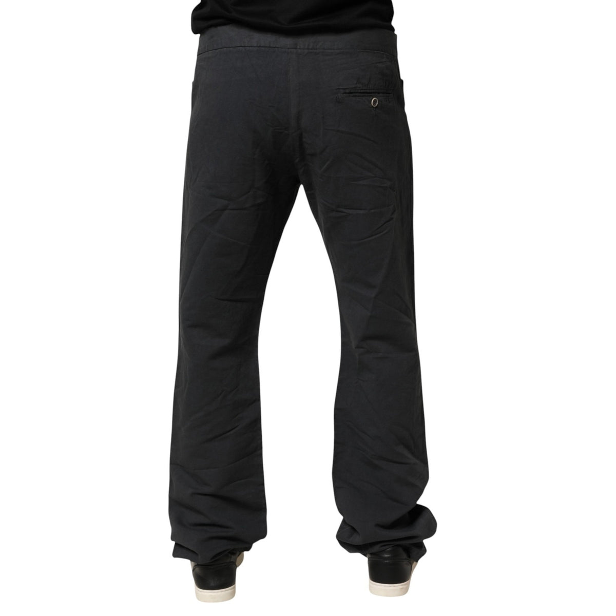 Jean Just Cavalli noir coupe droite taille mi-haute