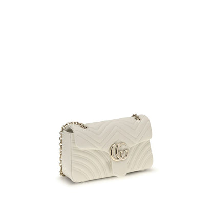 Gucci White Calf Leather Bos Taurus Handbag