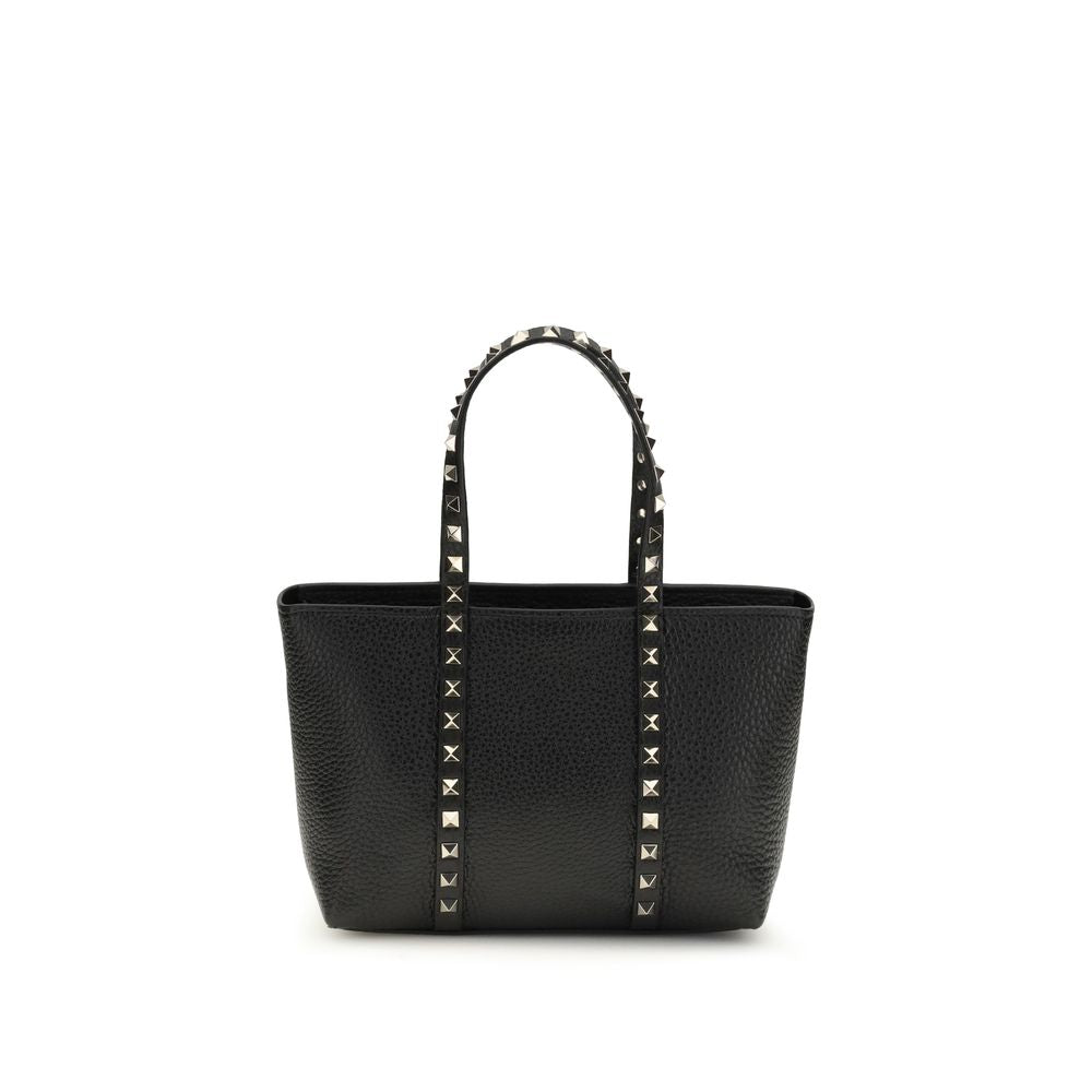 Sac à épaule Valentino Garavani en cuir de veau noir Bos Taurus
