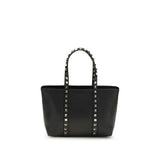 Sac à épaule Valentino Garavani en cuir de veau noir Bos Taurus