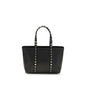 Valentino Garavani Black Calf Leather Bos Taurus Shoulder Bag