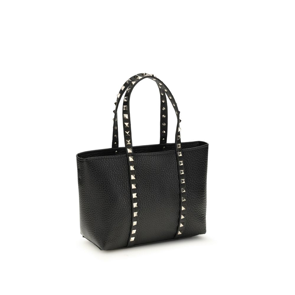 Sac à épaule Valentino Garavani en cuir de veau noir Bos Taurus