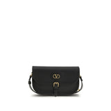 Sac à épaule Valentino Garavani en cuir de veau noir