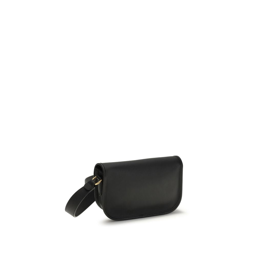 Sac à épaule Valentino Garavani en cuir de veau noir
