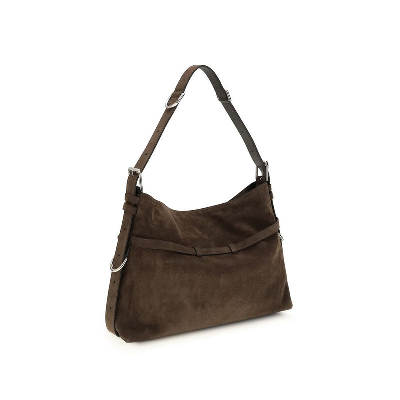 Sac à bandoulière Givenchy Bos Taurus en cuir de veau noir