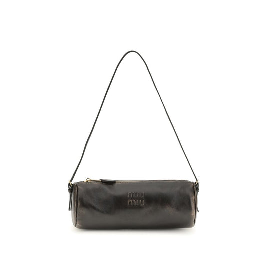 Miu Miu Brown Lamb Leather Accessories