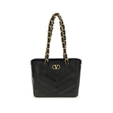 Sac à épaule Valentino Garavani en cuir nappa noir