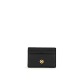 Portefeuille Versace en cuir de chèvre noir