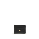 Portefeuille Versace Bos Taurus en cuir de veau noir