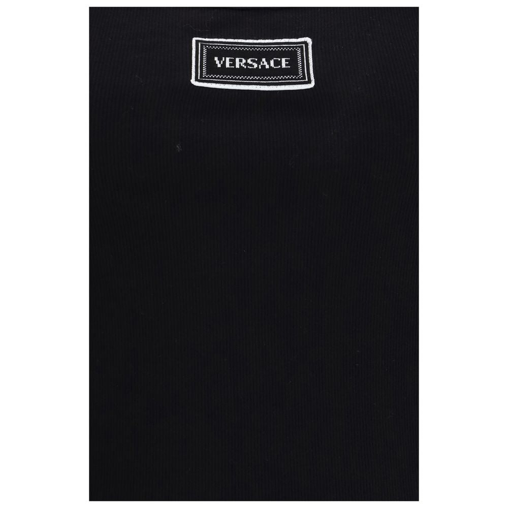 Versace Zwarte Katoenen Top