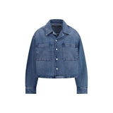 Chemise en Denim Bleu Alexander Wang - Style Cropped Oversized