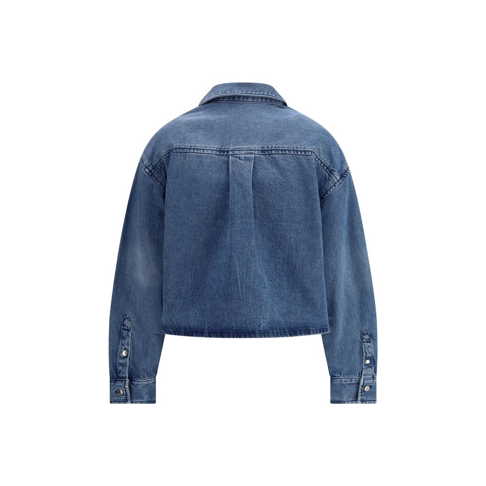 Chemise en Denim Bleu Alexander Wang - Style Cropped Oversized