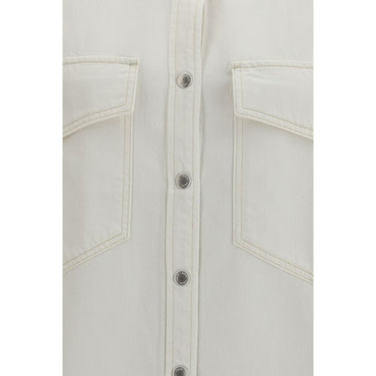 Agolde White Denim Shirt