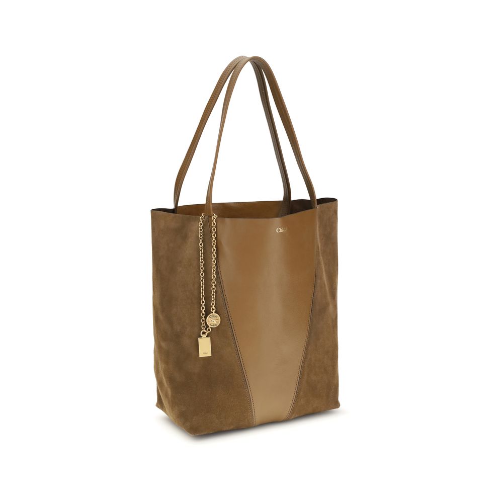 Chloé Beige Leather Shoulder Bag - Spin Model