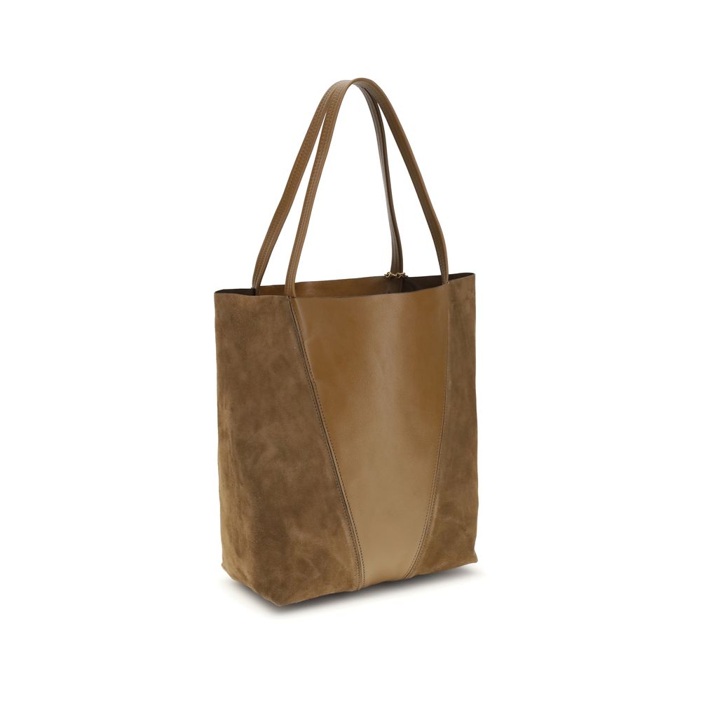 Chloé Beige Leather Shoulder Bag - Spin Model