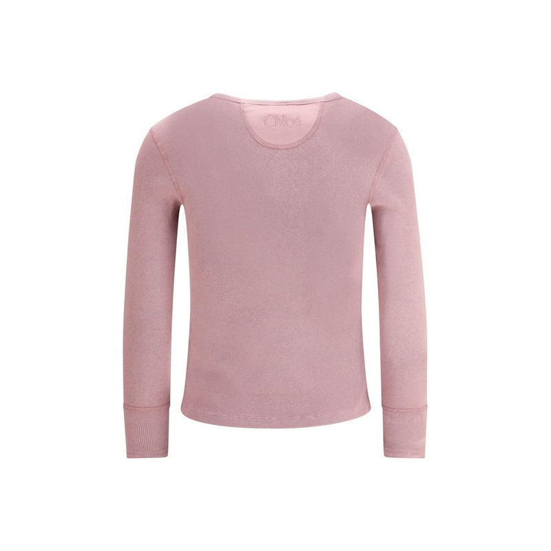 Chloé Multicolor Cotton Henley Shirt