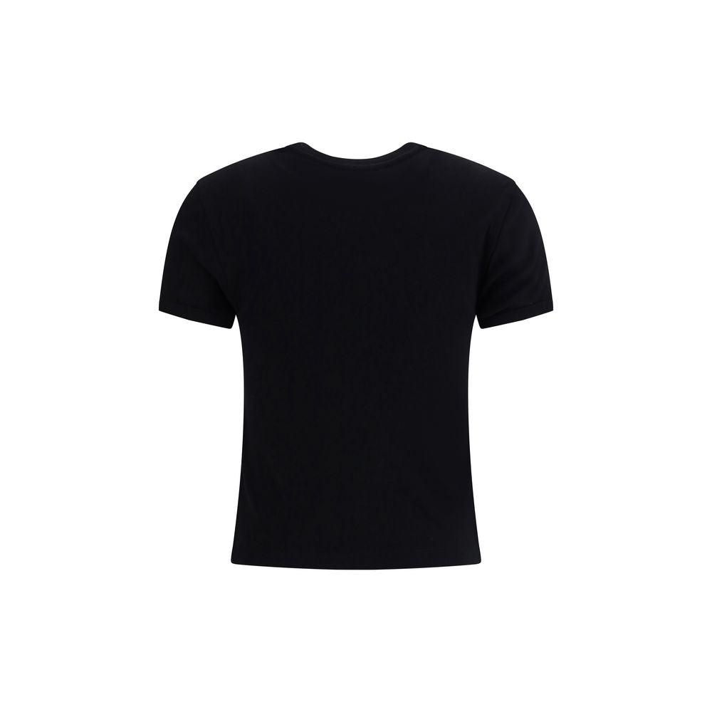 Coperni Black Cotton T-Shirt - Slim Fit Baby Tee