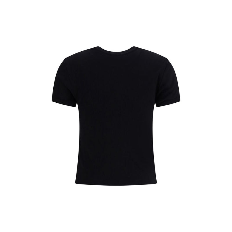 Coperni Black Cotton T-Shirt - Slim Fit Baby Tee
