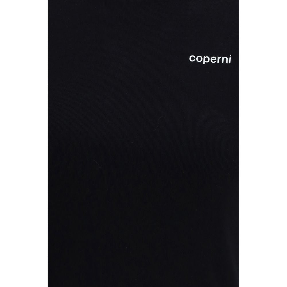 Coperni Black Cotton T-Shirt - Slim Fit Baby Tee