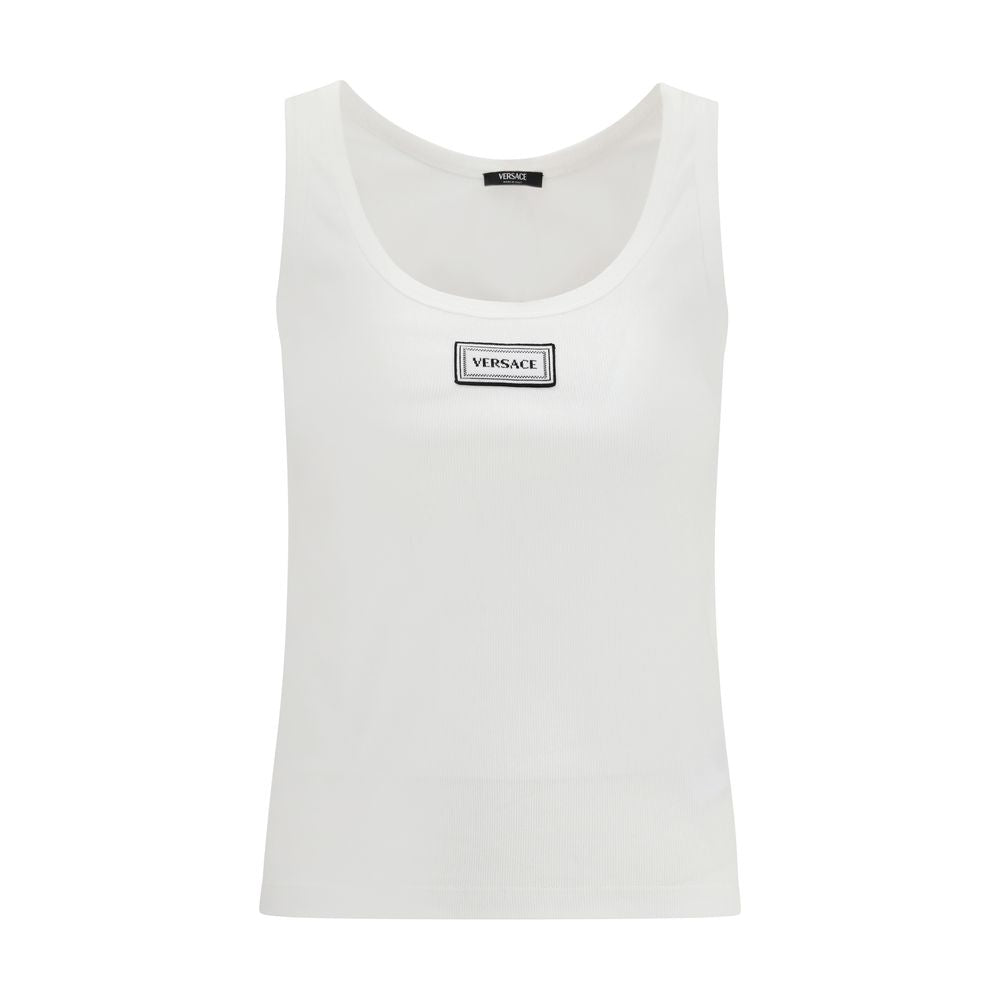 Haut en coton blanc Versace