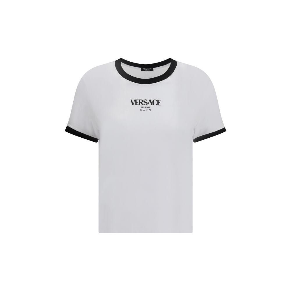 Versace Wit Viscose T-shirt