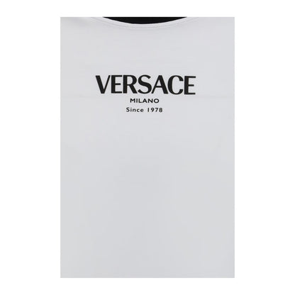 Versace Wit Viscose T-shirt