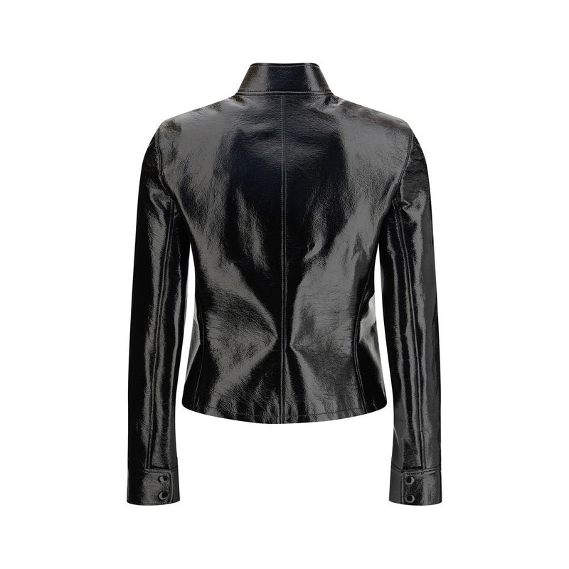Courrèges Black Cotton Full-Length Jacket - City Vinyl