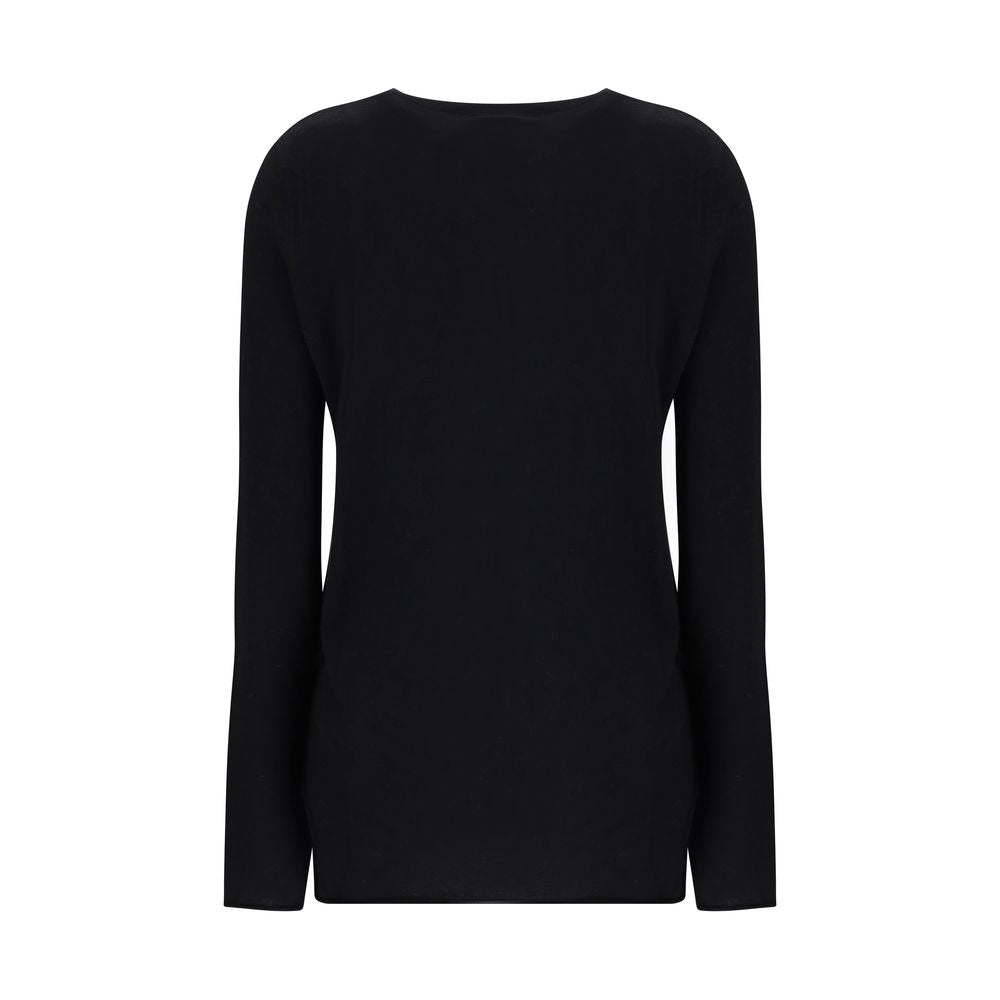 Lisa Yang Black Cashmere Sweatshirt - La Maurie