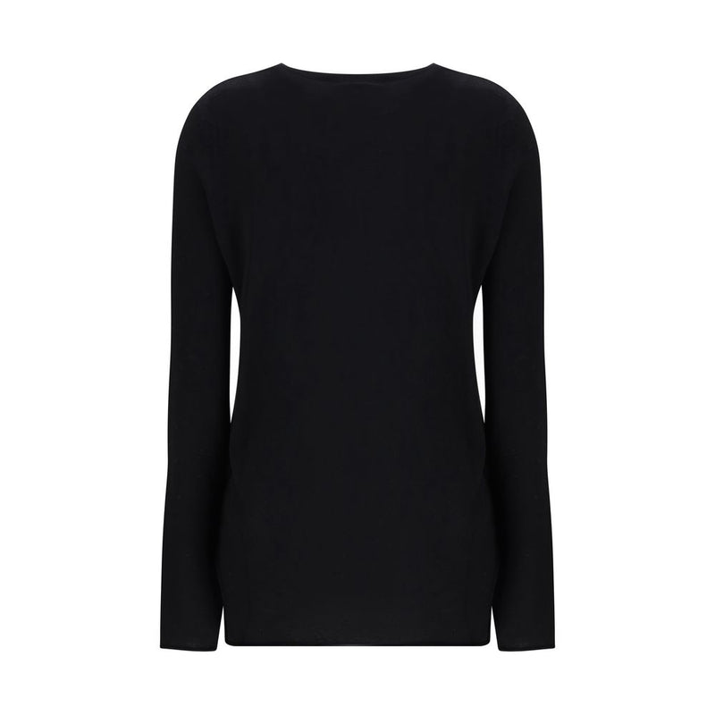 Lisa Yang Black Cashmere Sweatshirt - La Maurie