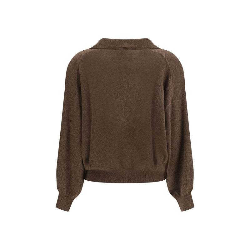 Lisa Yang Brown Cashmere Sweater - Luxurious Comfort for Every Occasion