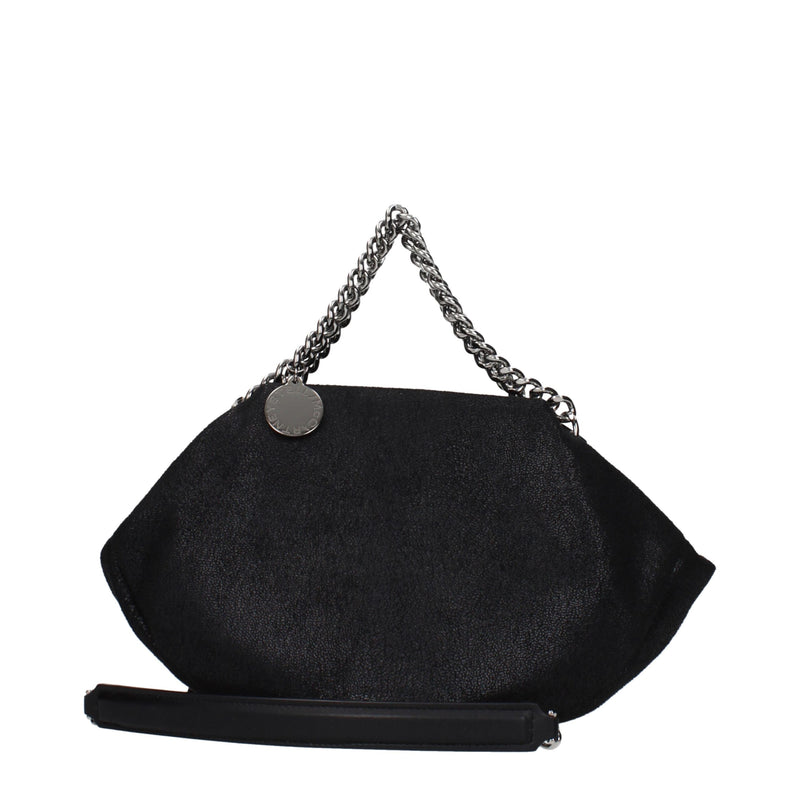 Stella McCartney Black Leather Handbag - Stylish & Eco-Friendly