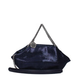 Stella McCartney Sac à main en cuir bleu
