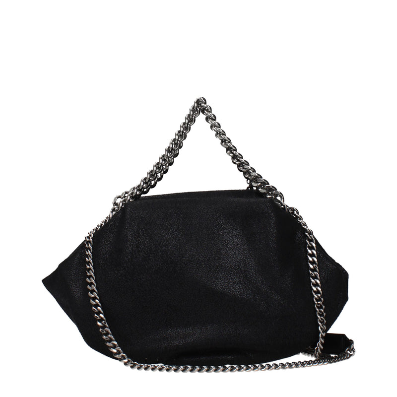Stella McCartney Black Leather Handbag - Stylish & Eco-Friendly