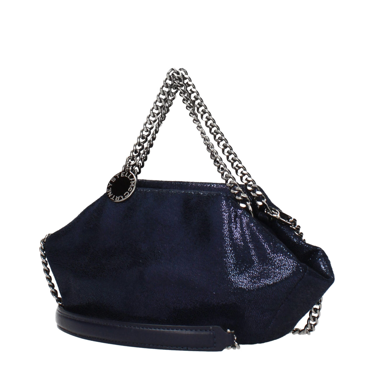 Stella McCartney Sac à main en cuir bleu