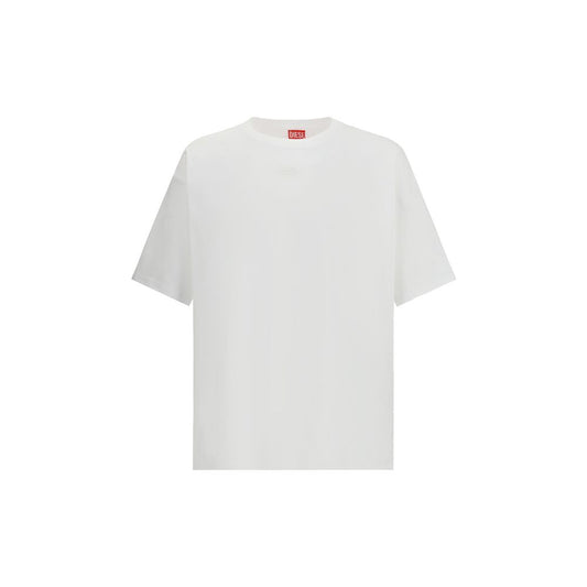 T-shirt blanc en coton Diesel