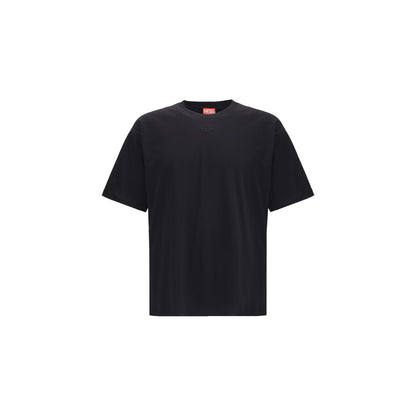T-shirt en coton noir Diesel