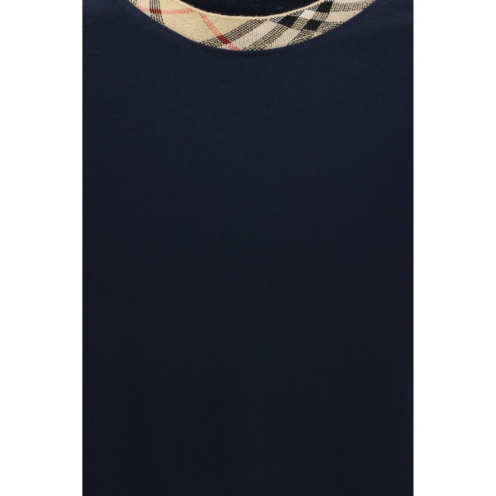 T-shirt en coton bleu Burberry
