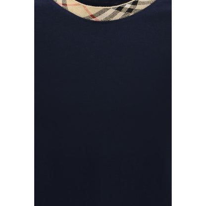 T-shirt en coton bleu Burberry