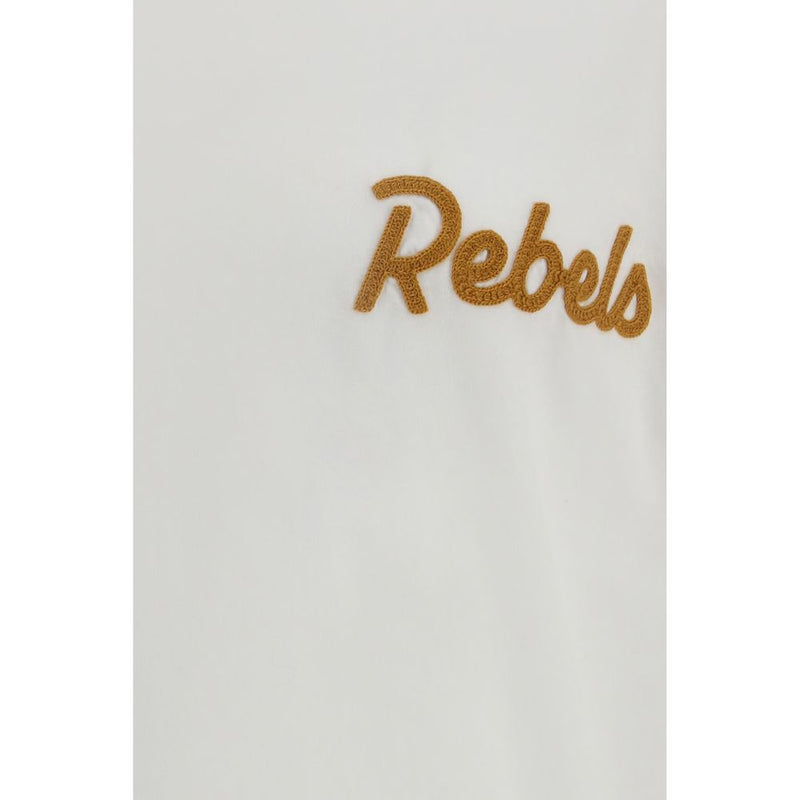 Dsquared² White Cotton Rebels T-Shirt - Oversized Fit