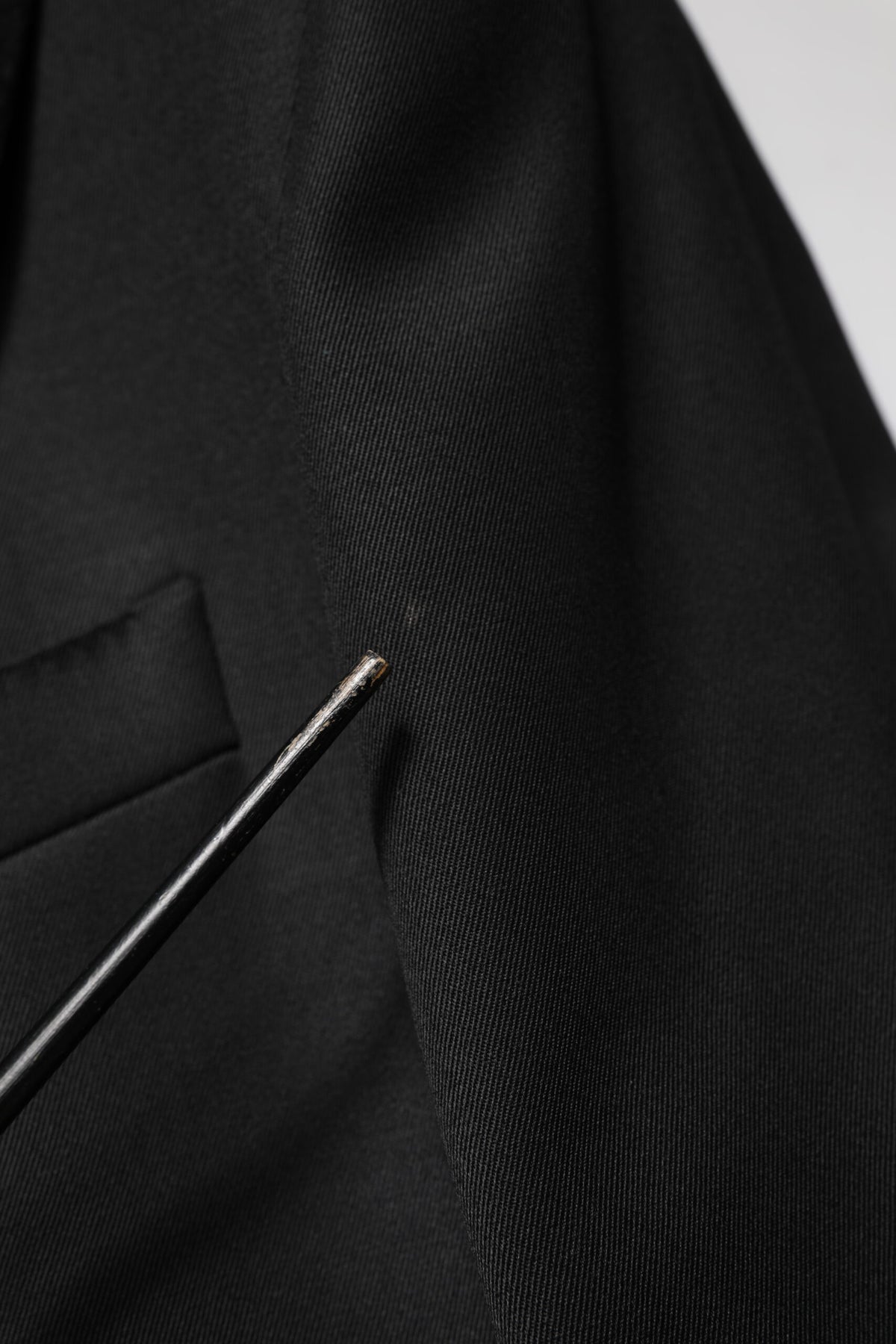 Dolce &amp; Gabbana Blazer noir en laine à simple boutonnage