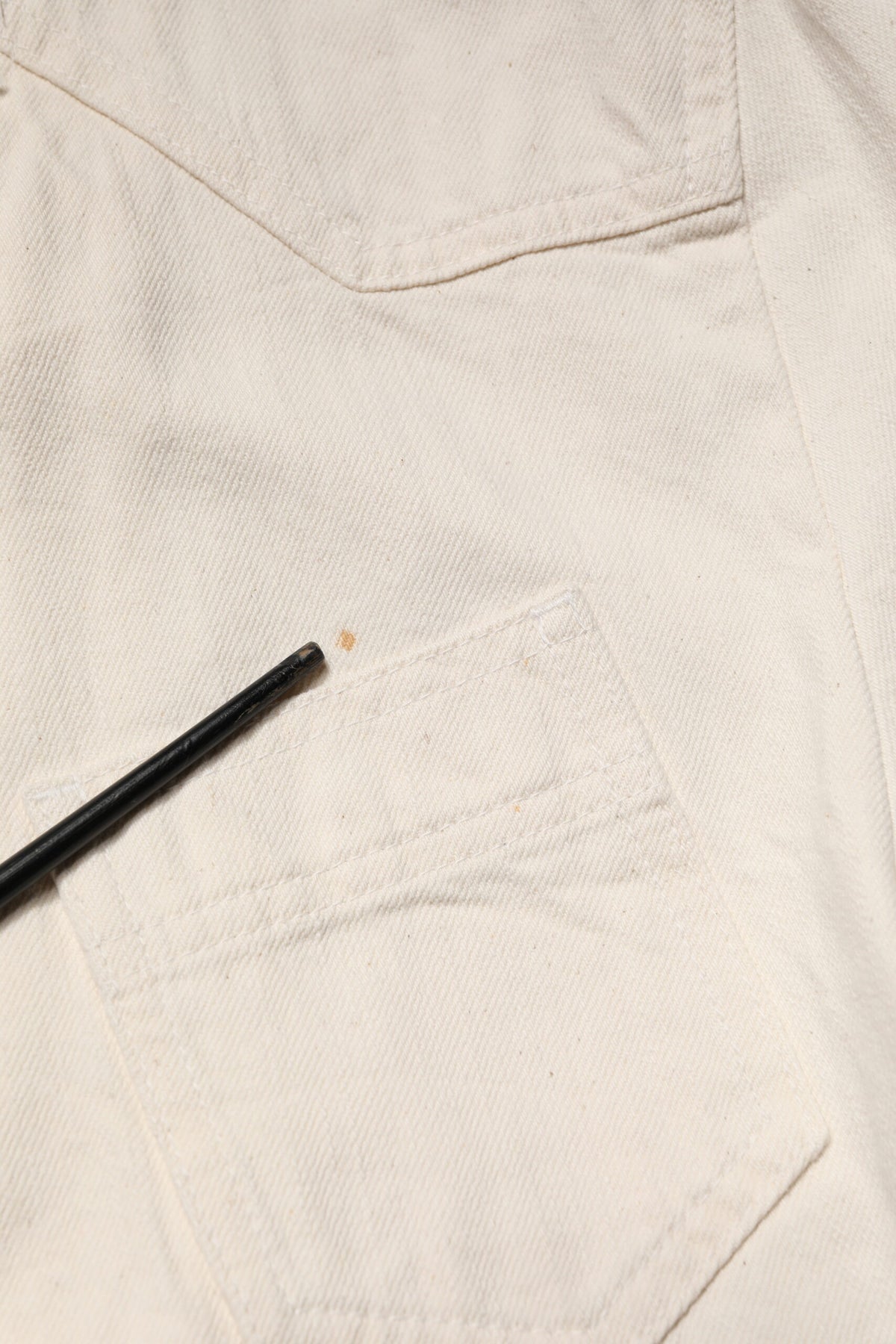 Veste blouson en denim Dolce &amp; Gabbana Off White Cotton à fermeture éclair intégrale pour homme