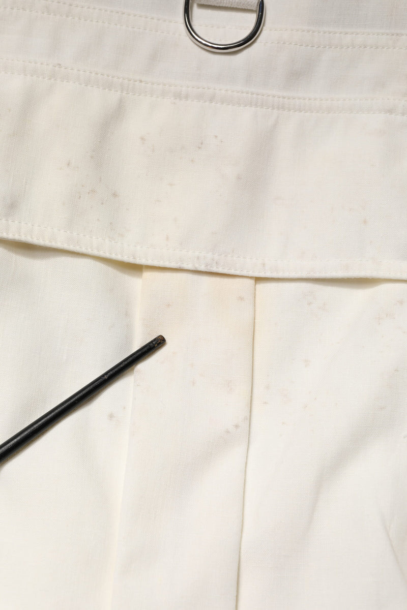 Dolce &amp; Gabbana Veste cargo sans manches en coton blanc pour homme