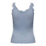 Only Light Blue Cotton Tank Top - XS