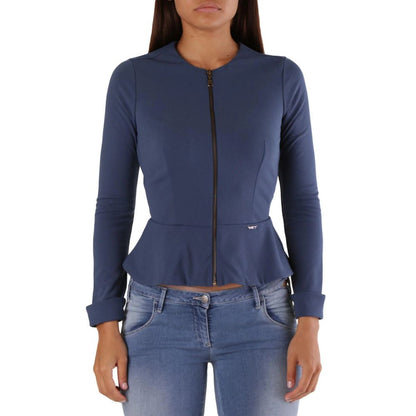 Veste longue en polyamide Met Blue