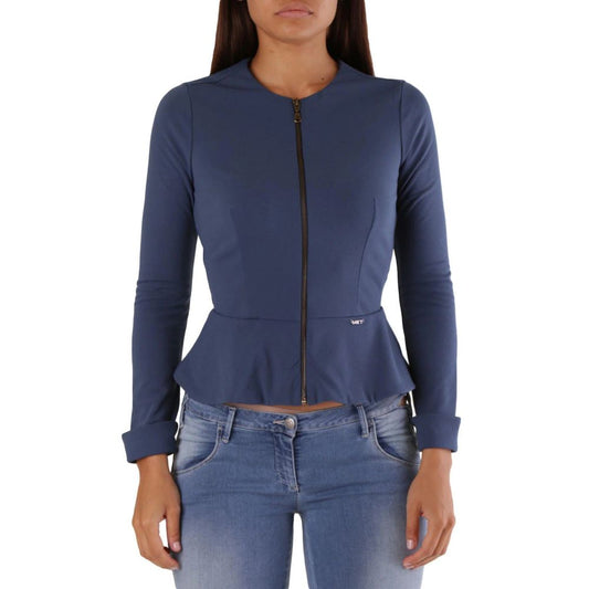 Veste longue en polyamide Met Blue