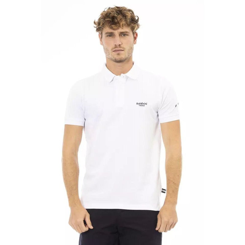 Baldinini Trend Black Cotton Polo Shirt - Stylish and Versatile