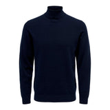 Only & Sons Blue Polyester Turtleneck - Stylish Knitwear for Men