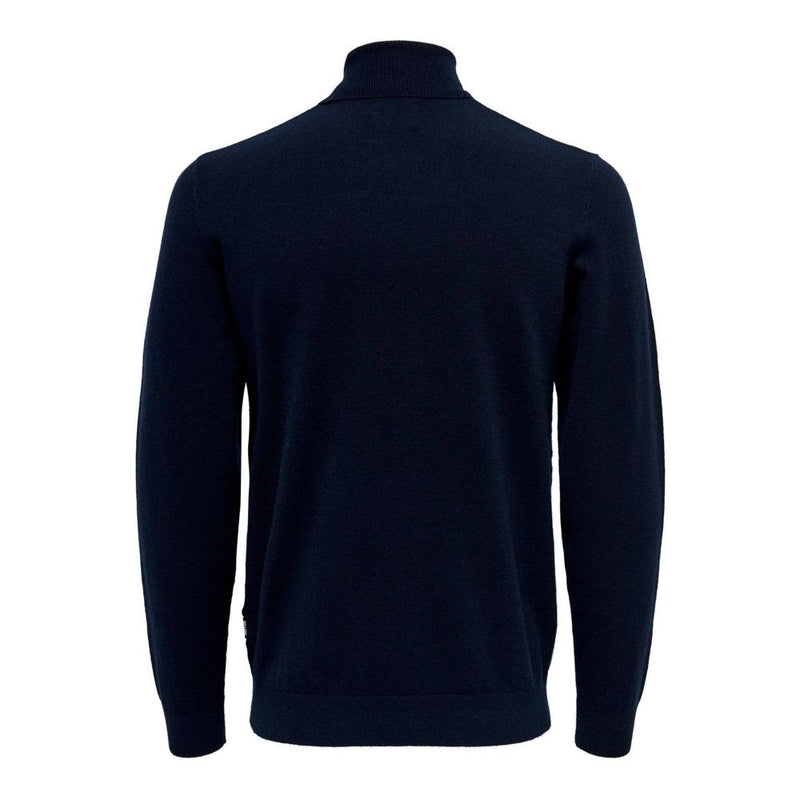 Only &amp; Sons Blauwe Polyester Coltrui