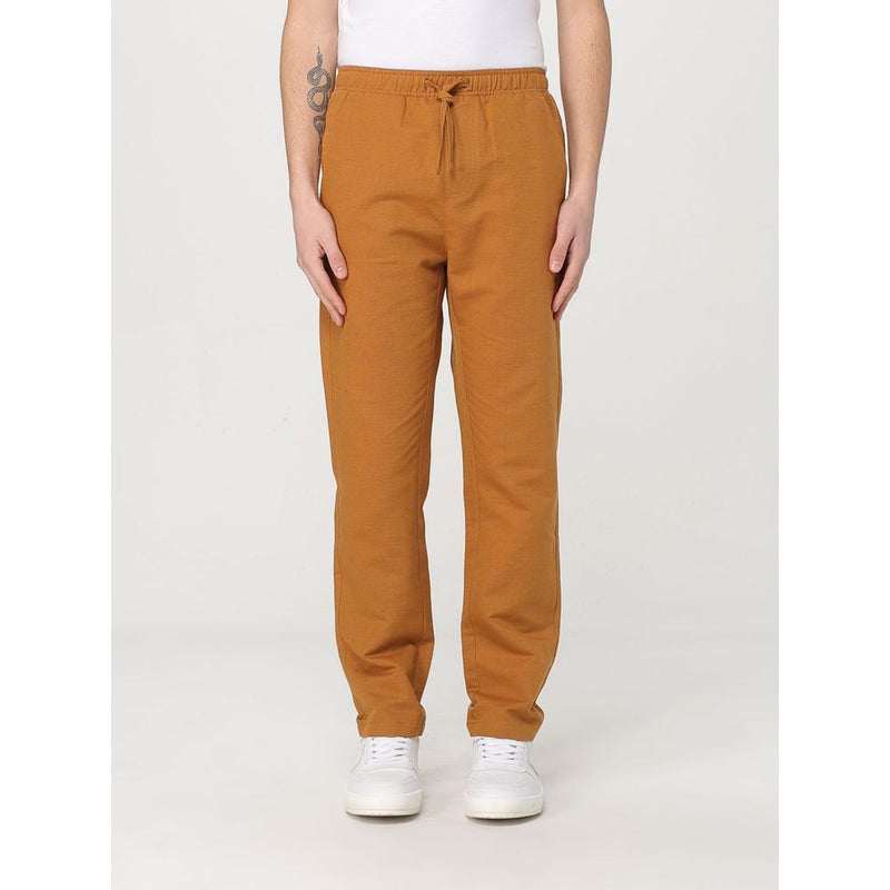 Colmar Brown Linen Casual Pants - Relaxed Fit & Comfortable